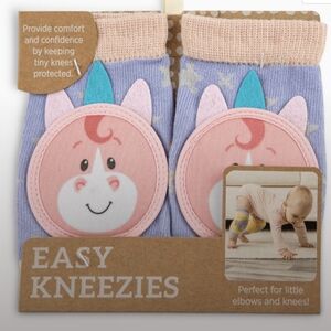 Easy Kneezie Baby Knee Pads Unicorns🦄- Pink and Purple 💜🩷🚼